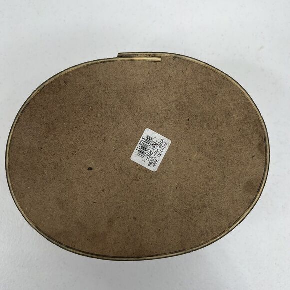 Primitive Old Time Wooden Ware Oval Shaker Style Box Decor Trinket Storage - Picture 8 of 13